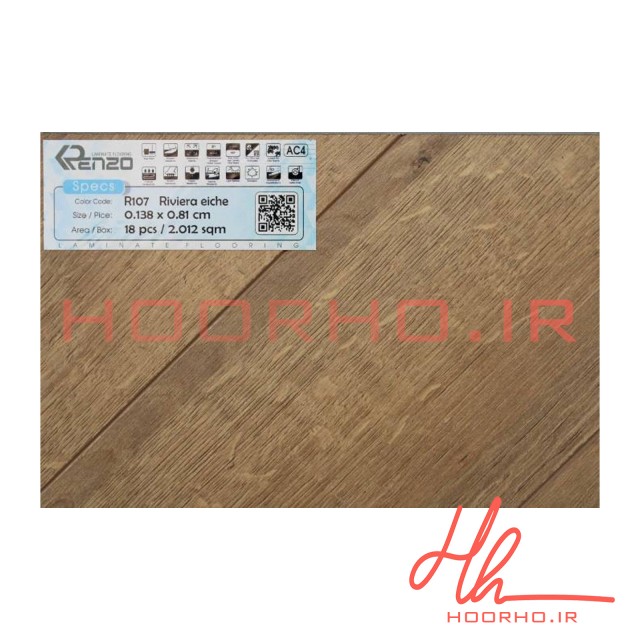 پارکت لمینت جناغی رنزو کد R 107