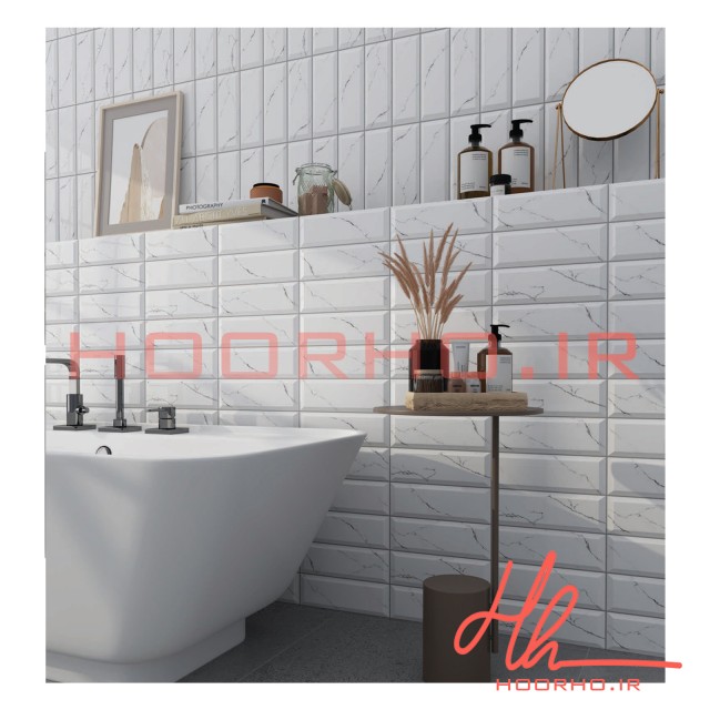 سرامیک طرح اورست سرام آرا سفید طوسی  30 * 10