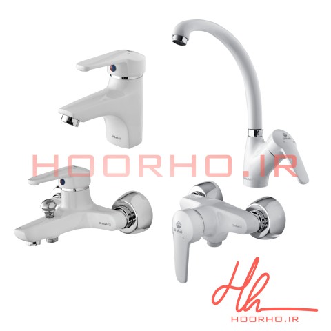 شیرآلات ست شیبه سری مهتاب - 5 سال ضمانت