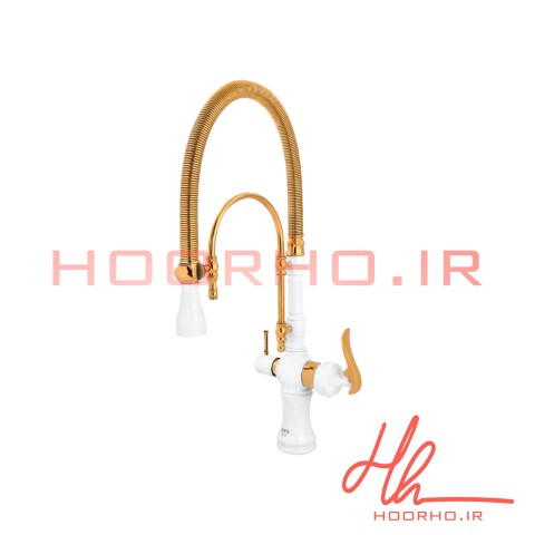 شیر ظرفشویی دو کاره فنری شیبه سری ارژن - 5 سال ضمانت