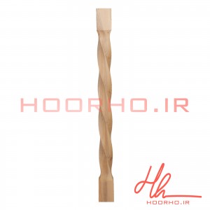 استارتر و پایه نرده چوبی دانیک مدل مارپیچ