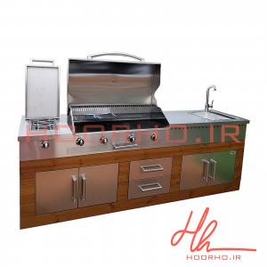 باربیکیو ۲۴۲ سانتیمتراستیل  ترموود عرض 60  آشپزخانه تهران CC 150