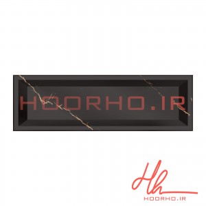 سرامیک طرح نئو کلاسیک کونیک اورست سرام آرا  مشکی طلایی  30 * 10    NEOCLASSIC KONIK  BLAK