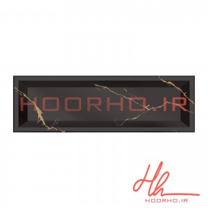 سرامیک طرح نئو کلاسیک کونیک اورست سرام آرا  مشکی طلایی  30 * 10   NEOCLASSIC  KONIK  BLAK WHITHE