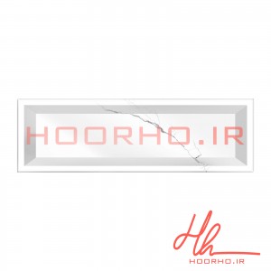 سرامیک طرح نئو کلاسیک کونیک اورست سرام آرا  سفید طوسی  30 * 10  NEOCLASSIC KONIK EVEREST WHITH GRAY