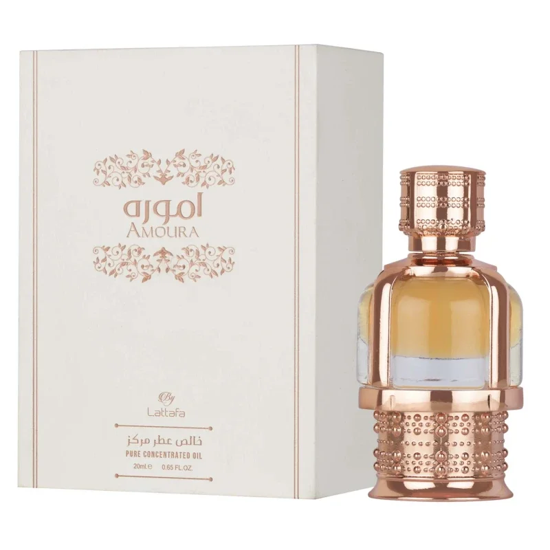عطر روغنی آمورا پارفوم اولی لطافه حجم 20 میلیلیتر Amoura Parfum Olie Lattafa