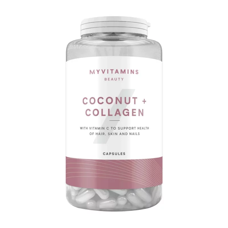 قرص کوکونات کلاژن مای ویتامینز - MYVITAMINS Coconut &Collagen Capsules