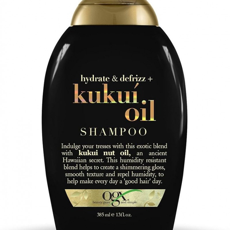 شامپو آبرسان و ضد وز روغن کوکوی او جی ایکس OGX Hydrate Defrizz Kukui Oil Shampoo