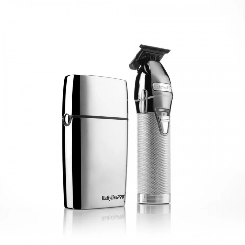 ست ماشین اصلاح و شیوینگ بابیلیس پرو لیمیتد اف ایکس کالکشن  BaBylissPRO LimitedFX Collection Trimmer & Shaver Set Silver اصلی