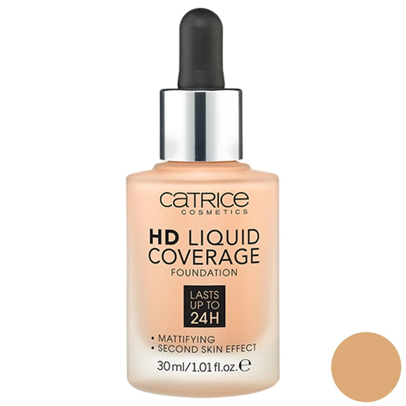 کرم پودر مایع کاتریس مدل Liquid Coverage شماره 030 حجم 30 میلی لیتر اصلی