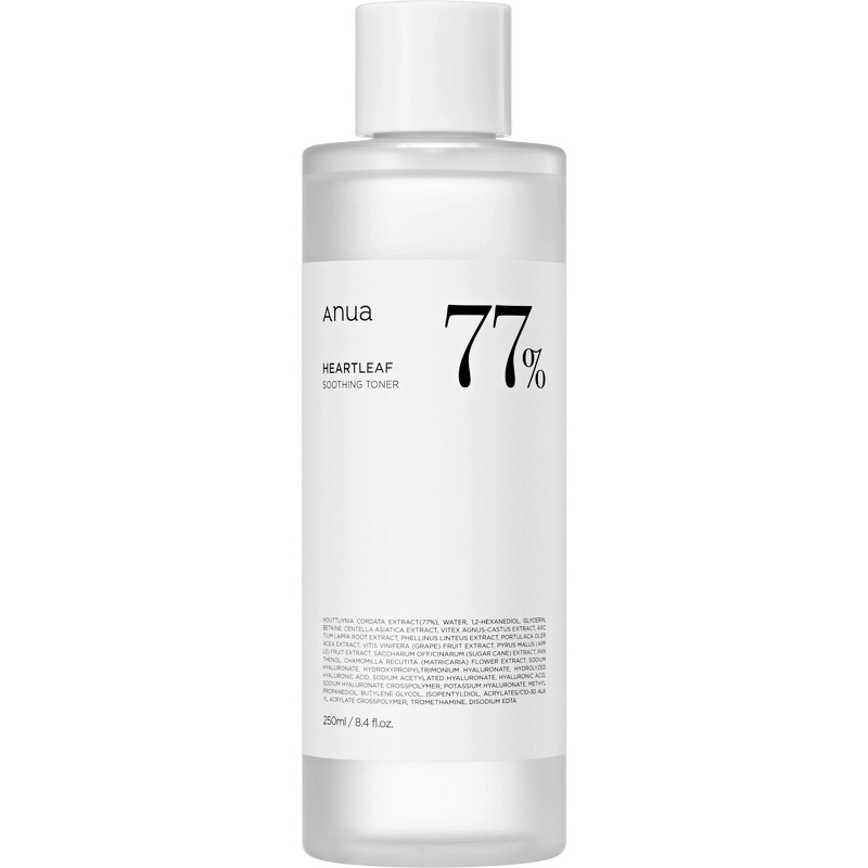 تونر تسکین دهنده و آبرسان آنوا 77% اصلی Anua Heartleaf 77% Soothing Toner