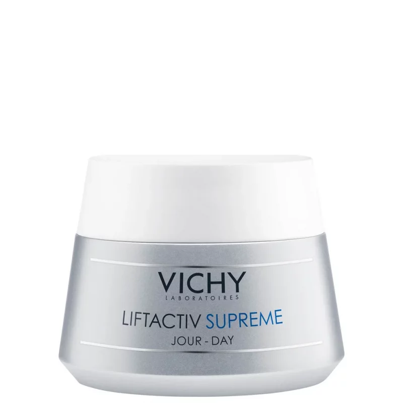 کرم ضدچروک و لیفت اکتیو سوپریم ویشی قابلیت ترمیم پوست خشک 50 میلی‌لیتر Vichy Liftactiv Supreme dry and very dry skin 50ml