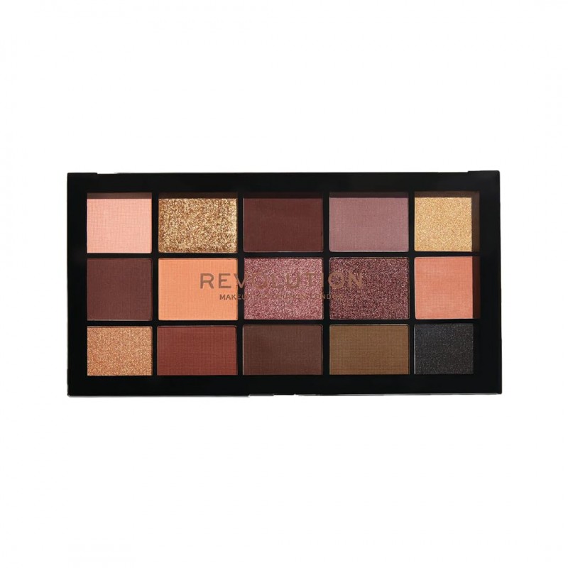 پالت سایه رولوشن ولوت رز MakeUp Revolution Reloaded Valvet Rose Eyeshadow Palette