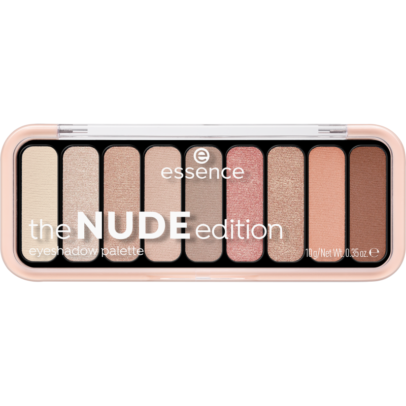 پالت سایه چشم 9 رنگ اسنس مدل نود ادیشن Essence The Nude Edition Eyeshadow Palette
