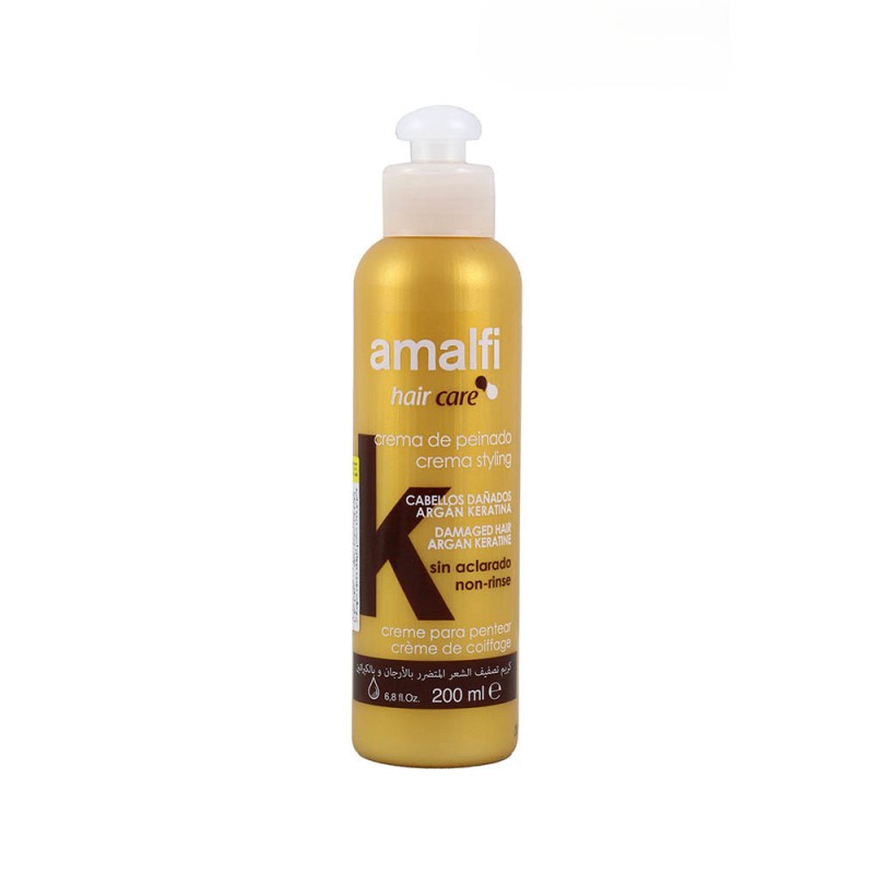 آمالفی کرم حالت دهنده مو آرگان و کراتینه ضد وزی آتروپات ۲۰۰ میلی‌لیتر Amalfi Anti-Frizz Hair Cream With Keratin & Argan
