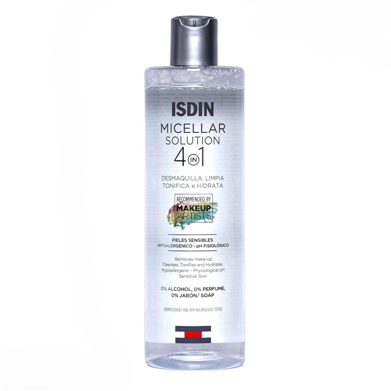 میسلار واتر ۴ در ۱ ایزدین ISDIN Micellar Cleansing Water 4 in 1 400ml