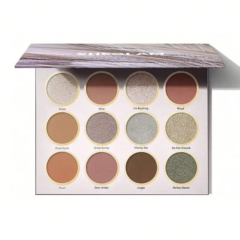 پالت سایه 12 رنگ مائویی شیگلم – SHEGLAM