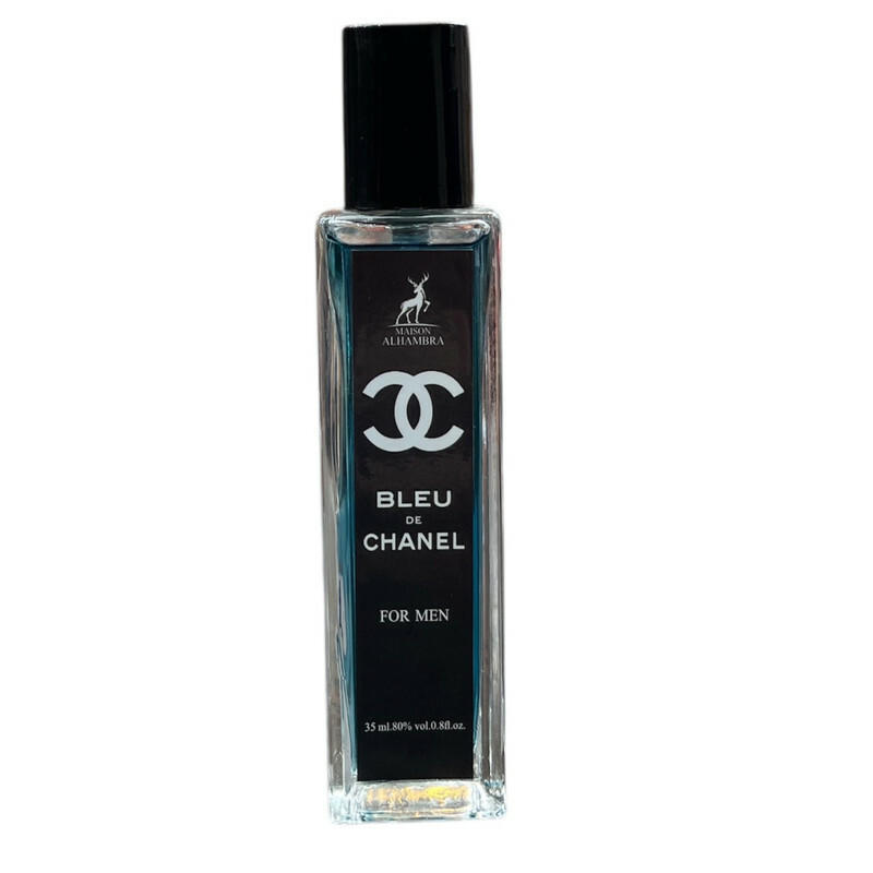 عطر جیبی مردانه الحمبرا مدل بلو دِ شنل حجم ۳۵ میلی لیتر