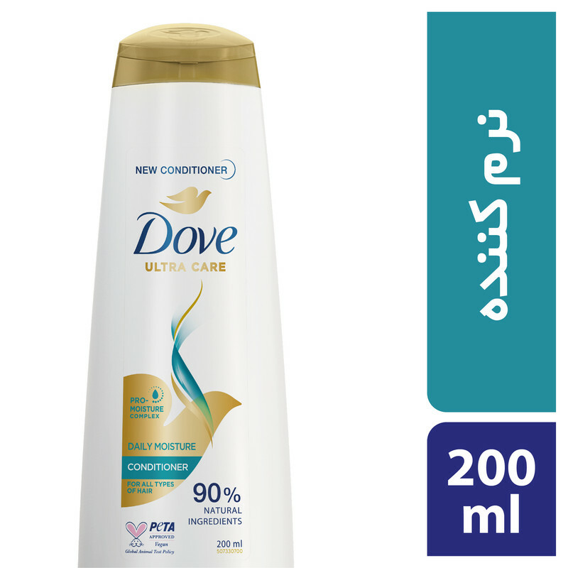 نرم کننده مراقبت روزانه داو مدل Daily Moisture حجم 200 میلی لیتر