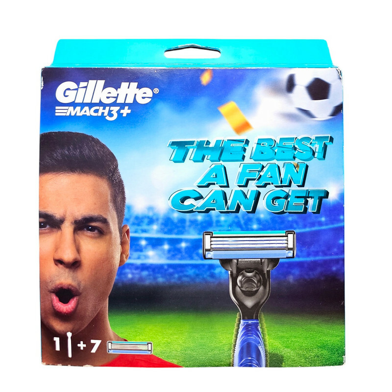 خود تراش ژیلت مدل +Mach 3 به همراه تیغ یدک بسته 7 عددی