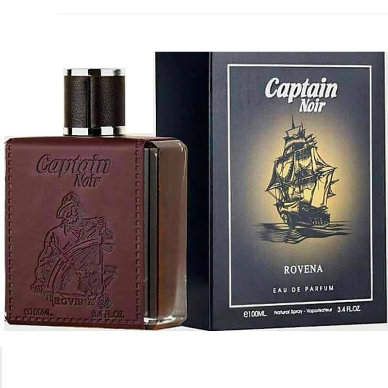 ادو پرفیوم مردانه روونا مدل کاپتان بلک حجم 100 میلی لیتر