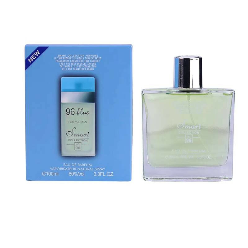 ادوپرفیوم زنانه اسمارت کالکشن مدل 96 با رایحه خنک حجم 100 میلی‌لیتر
