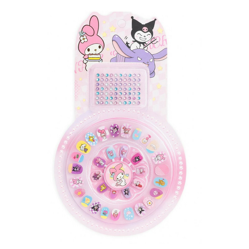 ناخن مصنوعی دست کودک مدل ملودی بسته 100 عددی