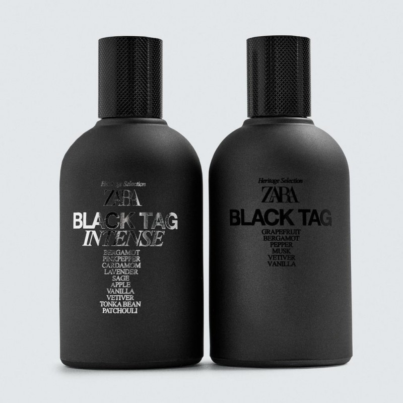 ست دوقلو عطر زارا بلک تگ BLACK TAG EDP + BLACK TAG INTENSE EDP 2 X 100 ML