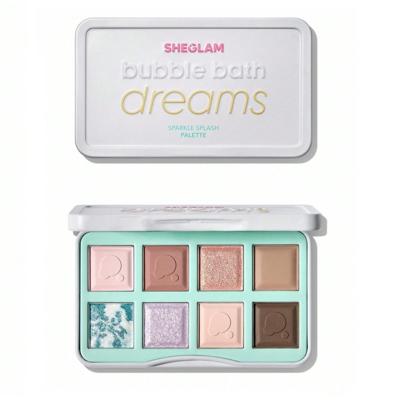 پالت سایه چشم شیگلم مدل SHEGLAM bubble bath dreams | درخشش رؤیایی در آرایش چشم