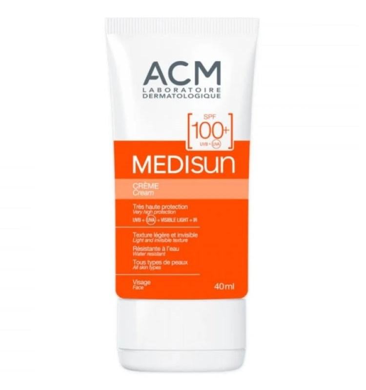 کرم ضد آفتاب صورت ACM Medisun SPF100 (40 میلی‌لیتر) Acm Medisun Sunscreen Face Cream SPF100 (40ml)