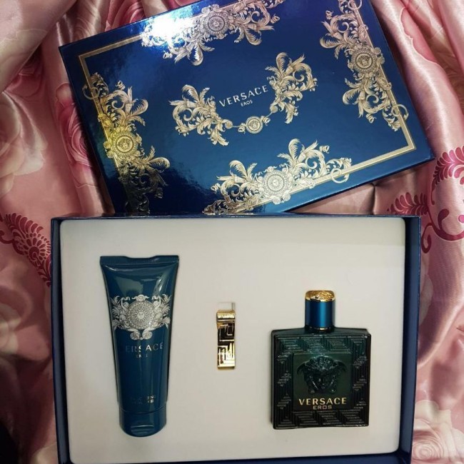 versace eros men gift set