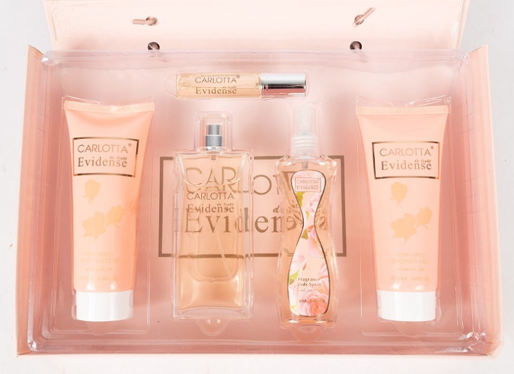 ست هدیه زنانه اویدنس ایوروشه کارلوتا ادو تویلت و لوسیون CARLOTTA EVIDENSE