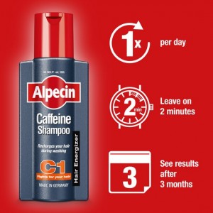 شامپو  تقویت و رشد مو کافئین آلپسین C1  Alpecin Caffeine Shampoo  C1