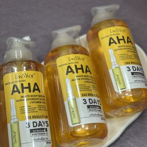 سرم سفید کننده و روشن کننده تخصصی بدن AHA لنسیاد 500 میل - lansyade l.serum AHA