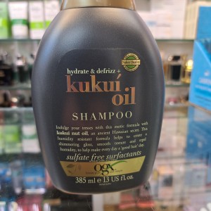 شامپو آبرسان و ضد وز روغن کوکوی او جی ایکس OGX Hydrate Defrizz Kukui Oil Shampoo