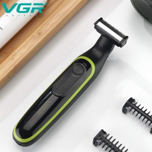 ماشین اصلاح شارژی صورت و بدن وی جی آر VGR V-017 اصلی