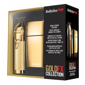 ست ماشین اصلاح و ریش تراش بابیلیس پرو گلد اف ایکس BaByliss PRO GOLDFX Trimmer and Shaver اصلی