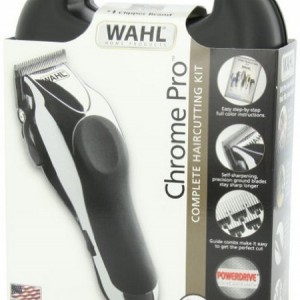 ماشین اصلاح سر و صورت 27 قطعه وال دلوکس کروم پرو Wahl 79524-1001 Deluxe Chrome Pro with Multi-Cut Clipper & Trimmer اصلی