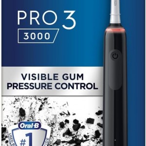 مسواک برقی اورال-بی Pro 3 برای بزرگسالان، مدل 3000 مشکی Oral-B Pro 3 Electric Toothbrushes For Adults