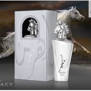 عطر ادکلن ماهر لگاسی نقره ای لطافه Lattafa Maahir Legacy