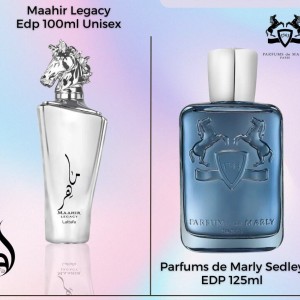 عطر ادکلن ماهر لگاسی نقره ای لطافه Lattafa Maahir Legacy