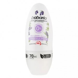 مام رول ضدتعریق و تکسین دهنده باباریا مدل اسطوخدوس Babaria Deodorant Anti-Perspirant And Relaxing Lavender