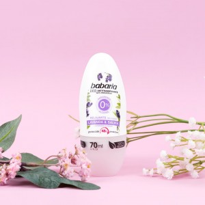 مام رول ضدتعریق و تکسین دهنده باباریا مدل اسطوخدوس Babaria Deodorant Anti-Perspirant And Relaxing Lavender