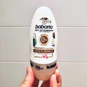 دئودورانت رولی (مام) باباریا مدل نارگیل و وانیل اصلی Babaria Desodorante Rollon Coco & Vanilla 48h Protection 70ml