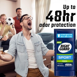 دئودورانت صابونی 48 ساعته رایت گارد Right Guard - Sport 48 Hour Solid Deodorant - Fresh Scent | 85 g