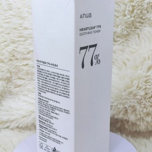 تونر تسکین دهنده و آبرسان آنوا 77% اصلی Anua Heartleaf 77% Soothing Toner