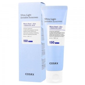 ضد آفتاب اولترا لایت کوزارکس بی رنگ – Cosrx Ultra Light Invisible Sunscreen SPF 50