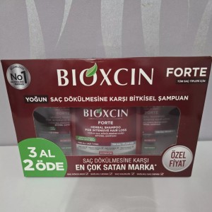 پک اقتصادی سه عددی شامپو ضد ریزش بیوکسین Bioxin Forte 300 ml x 3 shampoo for all hair types