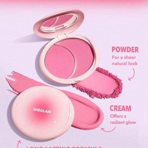رژگونه پودری کرمی دوتایی شیگلم (Sheglam)