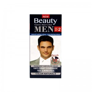 کیت رنگ مو مردانه بیوتی گارنیک رنگ مشکی قهوه ای – Beauty Garnic